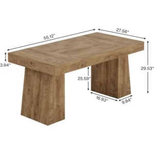 55-Inch Dining Table for 4-6