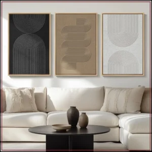 Modern Abstract 3-Piece Wall Art Set