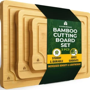 Set of 3 Bamboo Cutting Boards