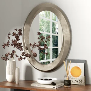 Oval Wall Mirror Beveled Edge